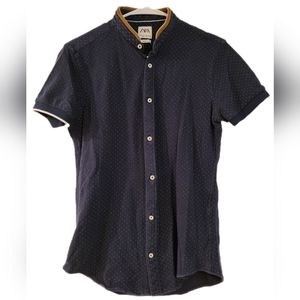 Men's Zara Slim Fit Straight Collar Shirt